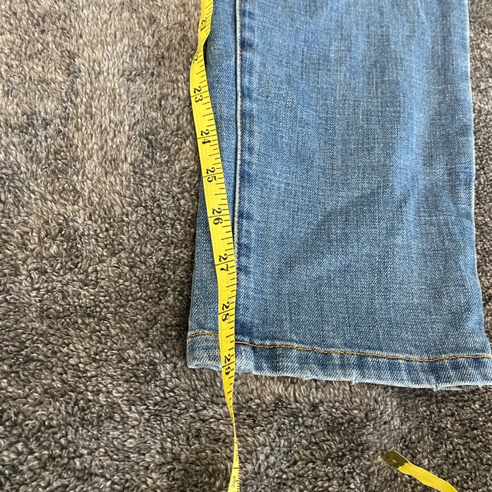 Le Chateau Blue Denim Overalls Classic Style - Picture 5 of 7